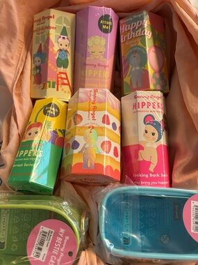 Sonny Angel Hippers Collectible Kids Doll - Pink & Multicolor